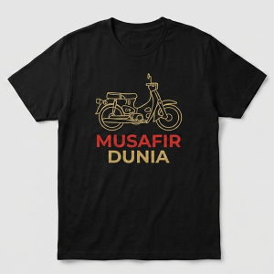 kaos dakwah musafir dunia | Kaos Muslim Kekinian ELZIKRA